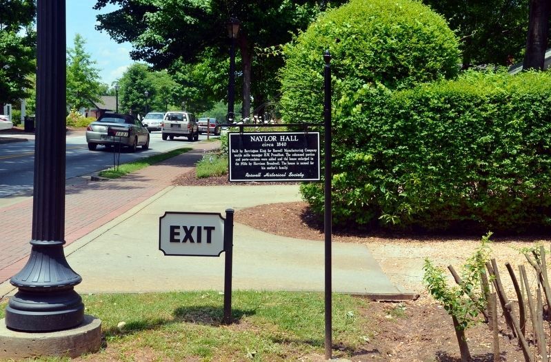 Naylor Hall Marker. Click for full size. Naylor Hall Marker image. Click for full size.