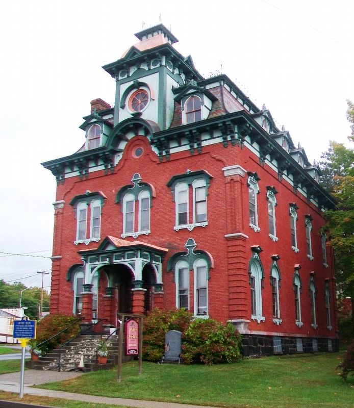 Office Building of Witherbee and Sherman Iron Ore Company and Marker. Click for full size. Office Building of Witherbee and Sherman Iron Ore Company and Marker image. Click for full size.