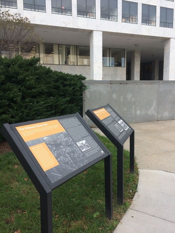 The Slave Trade in Washington, DC Marker. Click for full size. The Slave Trade in Washington, DC Marker image. Click for full size.