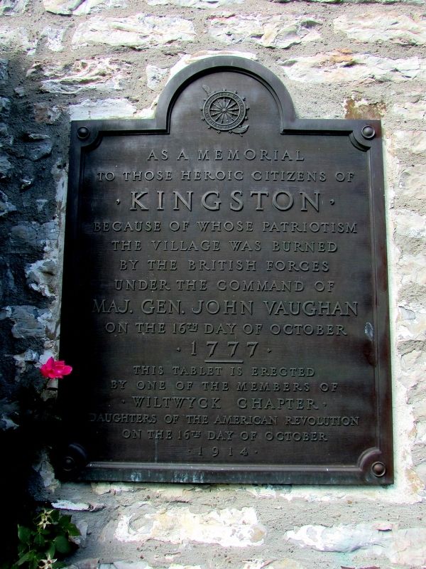 Burning of Kingston Marker. Click for full size. Burning of Kingston Marker image. Click for full size.