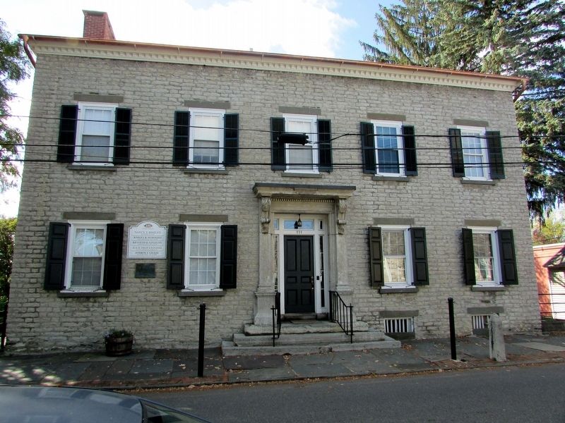 Judge Lucas Elmendorf Mansion. Click for full size. Judge Lucas Elmendorf Mansion image. Click for full size.