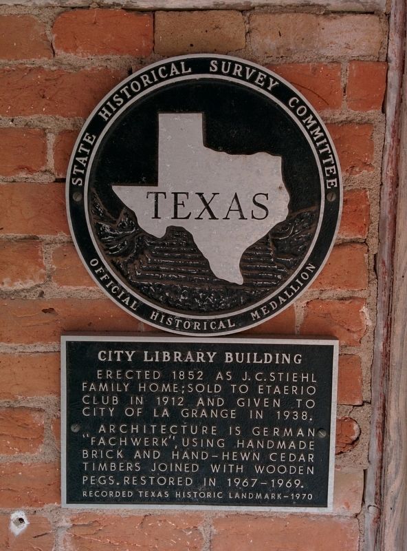 City Library Building Marker image. Click for full size.