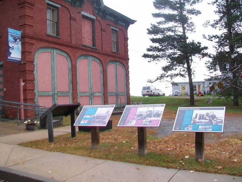 Markers at the Iron Center Museum. Click for full size. Markers at the Iron Center Museum image. Click for full size.