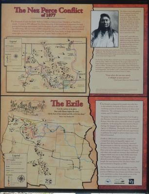 The Nez Perce Conflict of 1877 panel image. Click for full size.