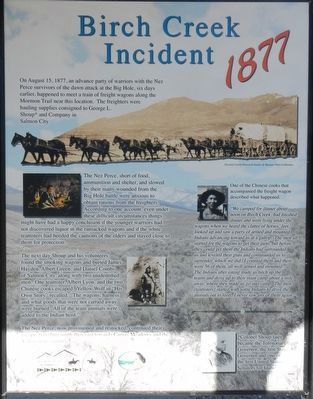 Birch Creek Incident 1877 panel image. Click for full size.