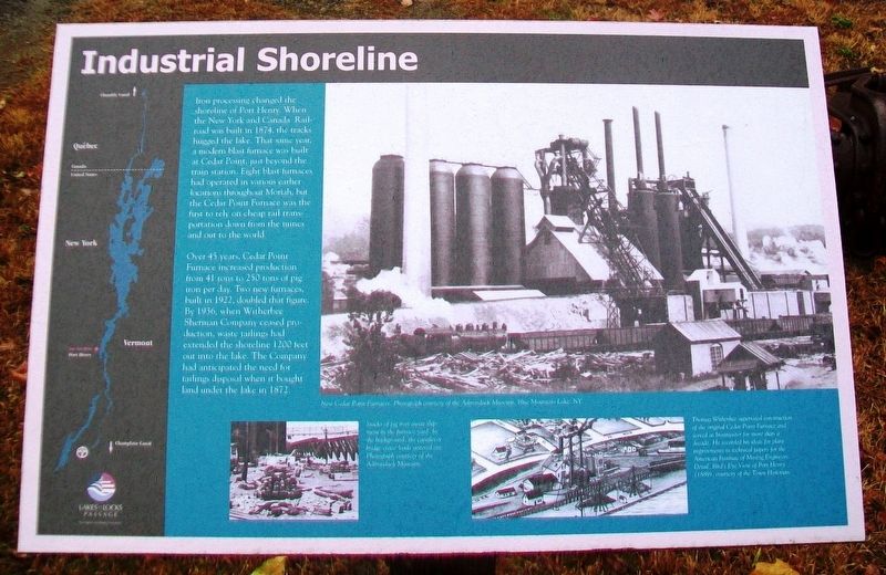Industrial Shoreline Marker. Click for full size. Industrial Shoreline Marker image. Click for full size.