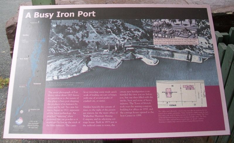 A Busy Iron Port Marker image. Click for full size.