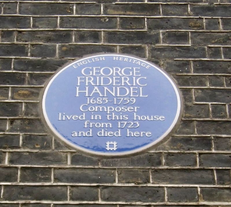 George Frideric Handel Marker image. Click for full size.