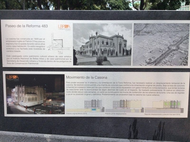 The Mansion at Paseo de la Reforma 483 Marker image. Click for full size.