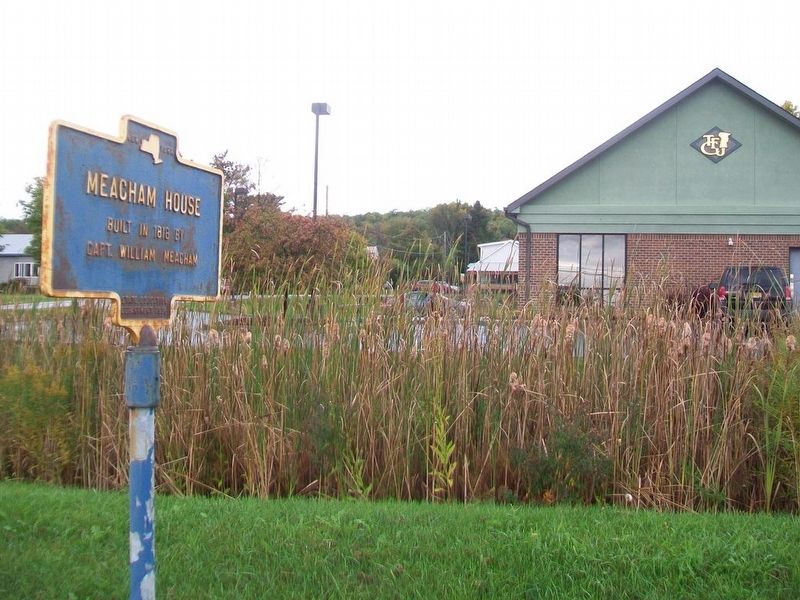 Meacham House Marker. Click for full size. Meacham House Marker image. Click for full size.