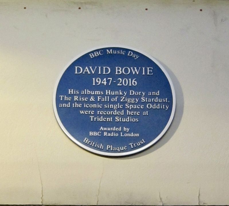 David Bowie Marker. Click for full size. David Bowie Marker image. Click for full size.