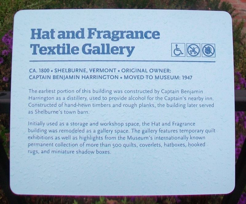Hat and Fragrance Textile Gallery Marker image. Click for full size.