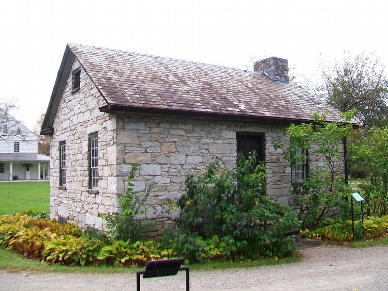 Stone Cottage and Marker image. Click for full size.