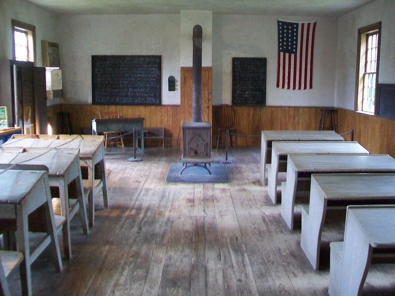 Schoolhouse Interior image. Click for full size.