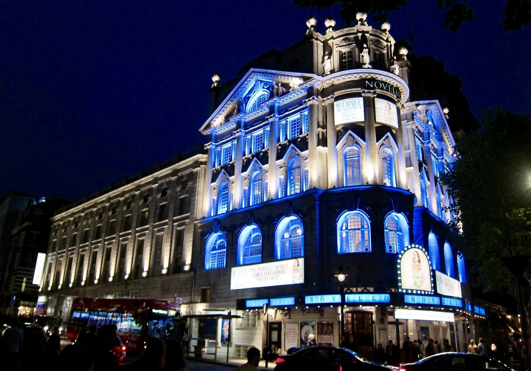 The Novello Theatre (Now playing: <i>Mamma Mia!</i>) image. Click for full size.