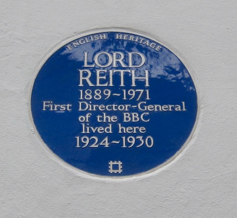 Lord Reith Marker image. Click for full size.