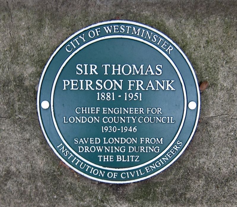 Sir Thomas Peirson Frank Marker image. Click for full size.