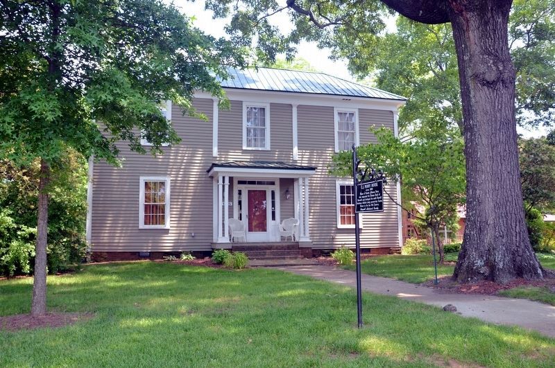 C.J. Perry House and Marker. Click for full size. C.J. Perry House and Marker image. Click for full size.