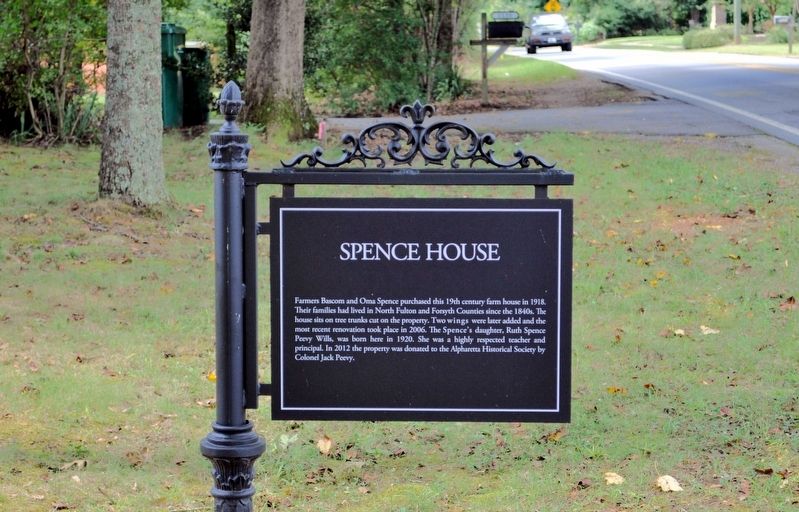 Spence House Marker image. Click for full size.
