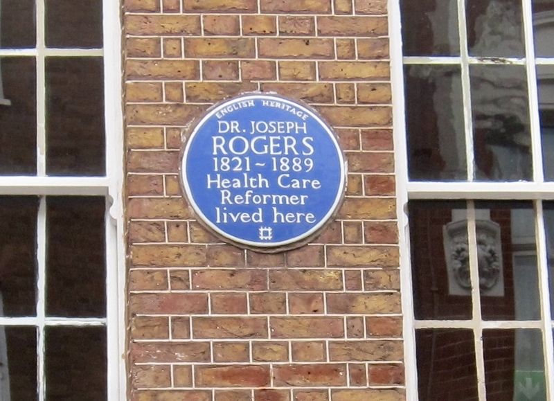 Dr. Joseph Rogers Marker image. Click for full size.