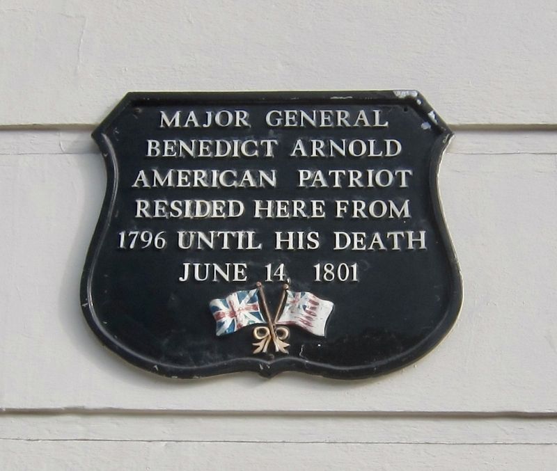 Benedict Arnold Marker image. Click for full size.