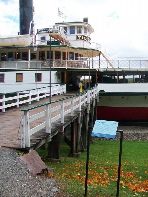 Ticonderoga and Marker. Click for full size. Ticonderoga and Marker image. Click for full size.