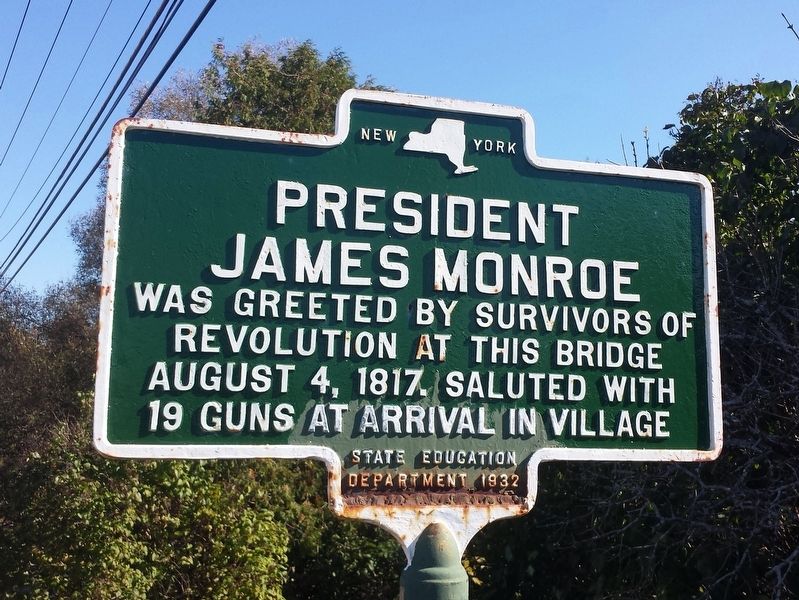 President James Monroe Marker. Click for full size. President James Monroe Marker image. Click for full size.