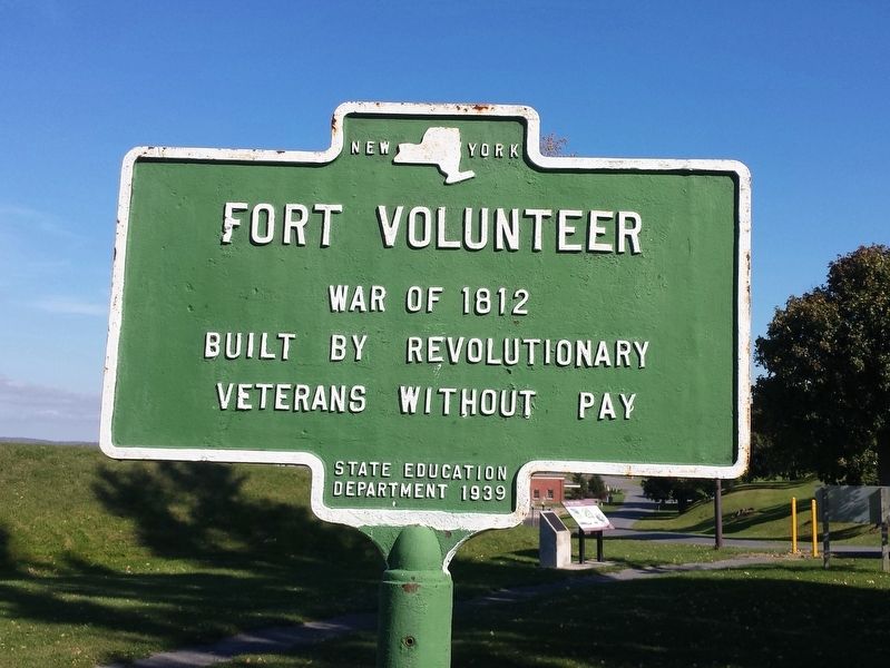 Fort Volunteer Marker image. Click for full size.