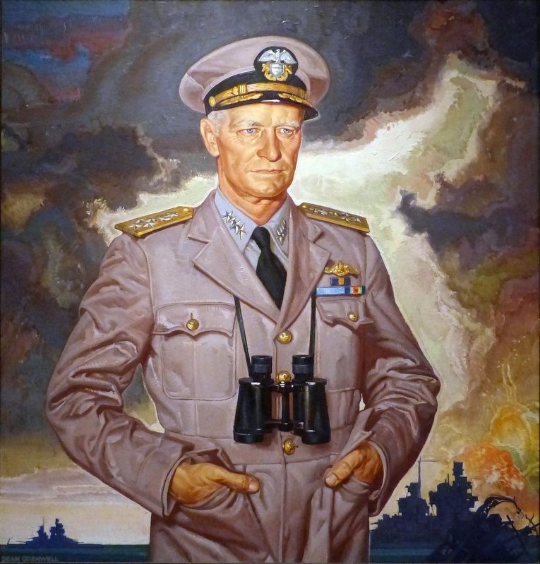 Fleet Admiral Chester W. Nimitz, USN image. Click for full size.