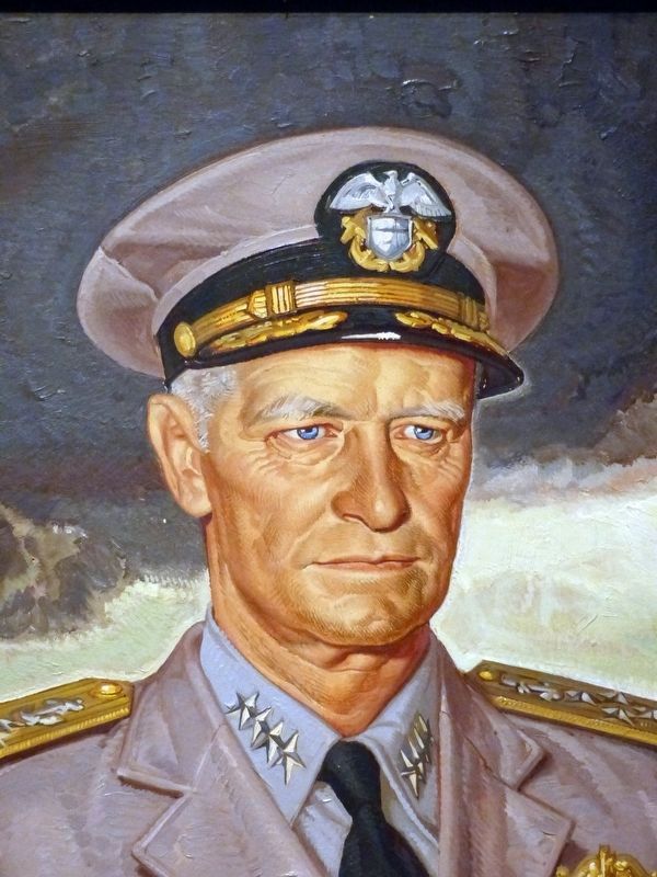 Fleet Admiral Chester W. Nimitz, USN image. Click for full size.