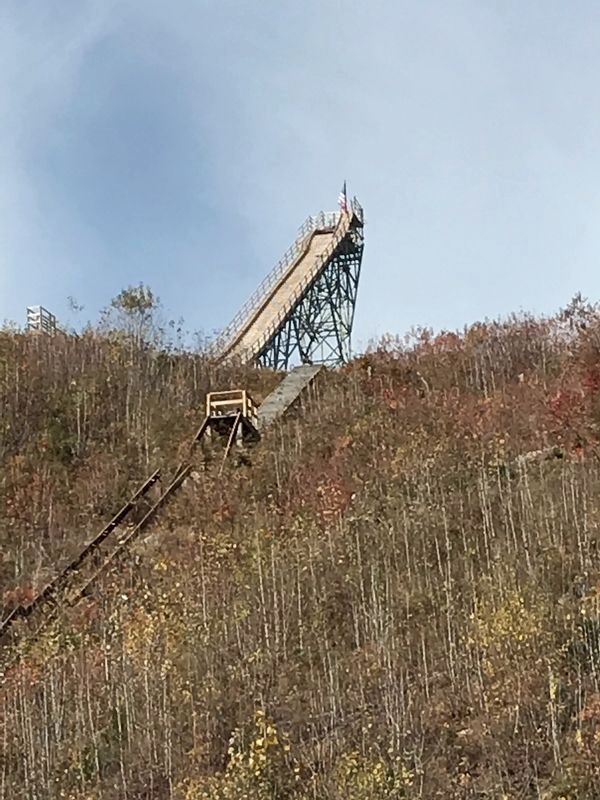 The Nansen Ski Jump Marker. Click for full size. The Nansen Ski Jump Marker image. Click for full size.