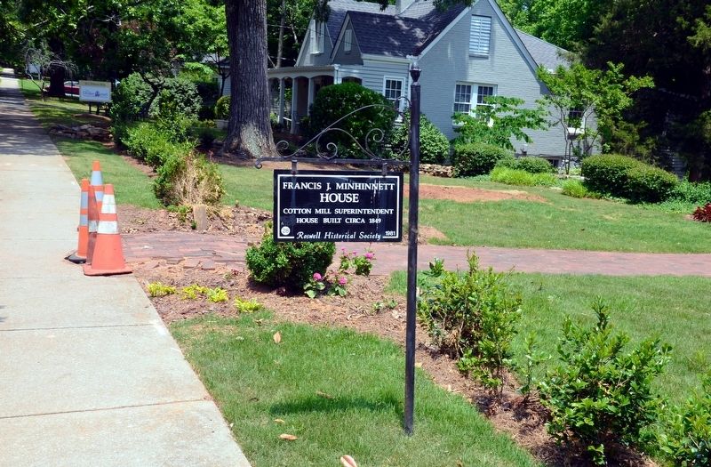 Francis J. Minhinnett House Marker. Click for full size. Francis J. Minhinnett House Marker image. Click for full size.