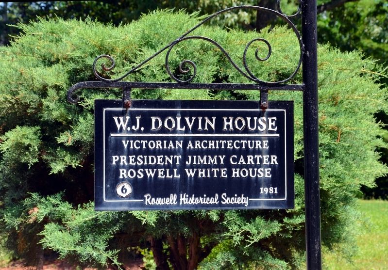 W.J. Dolvin House Marker image. Click for full size.