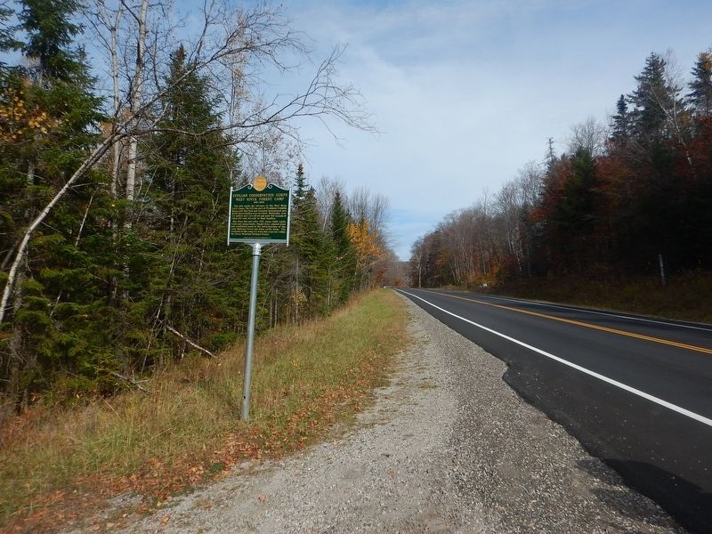 Wideview of Civilian Conservation Corps West River Forest Camp Marker image. Click for full size.