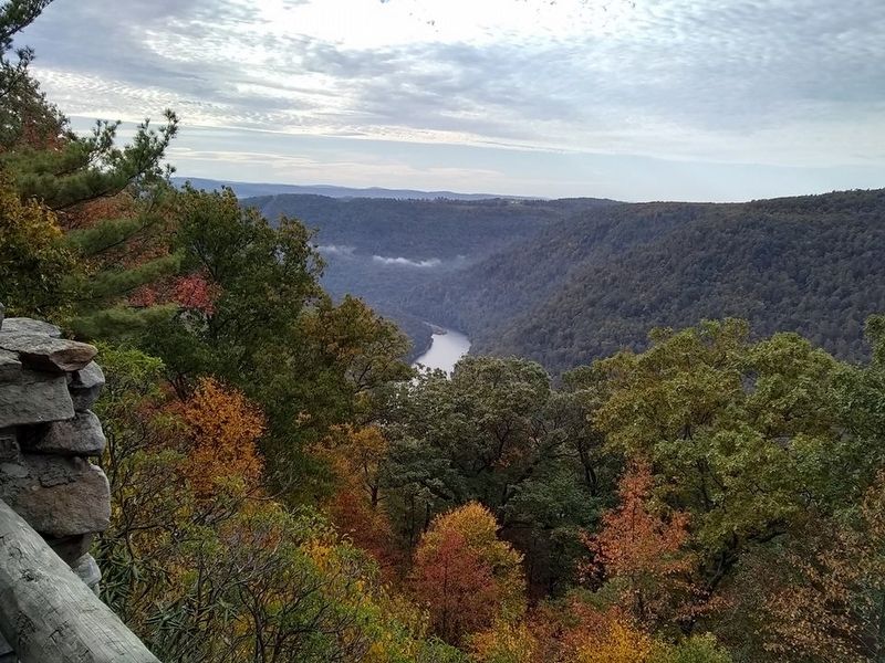 View from Coopers Rock. Click for full size. View from Coopers Rock image. Click for full size.