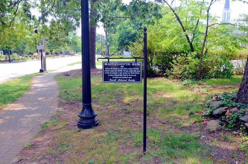 Brantley-Newton House Marker. Click for full size. Brantley-Newton House Marker image. Click for full size.