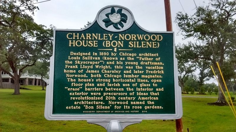 Charnley~Norwood House (Bon Silene) Marker. Click for full size. Charnley~Norwood House (Bon Silene) Marker image. Click for full size.