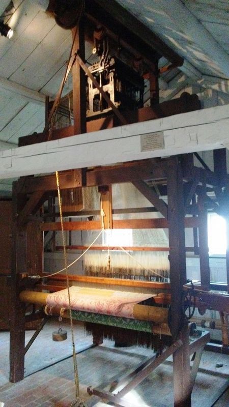 Weaving Shop Jacquard Loom image. Click for full size.