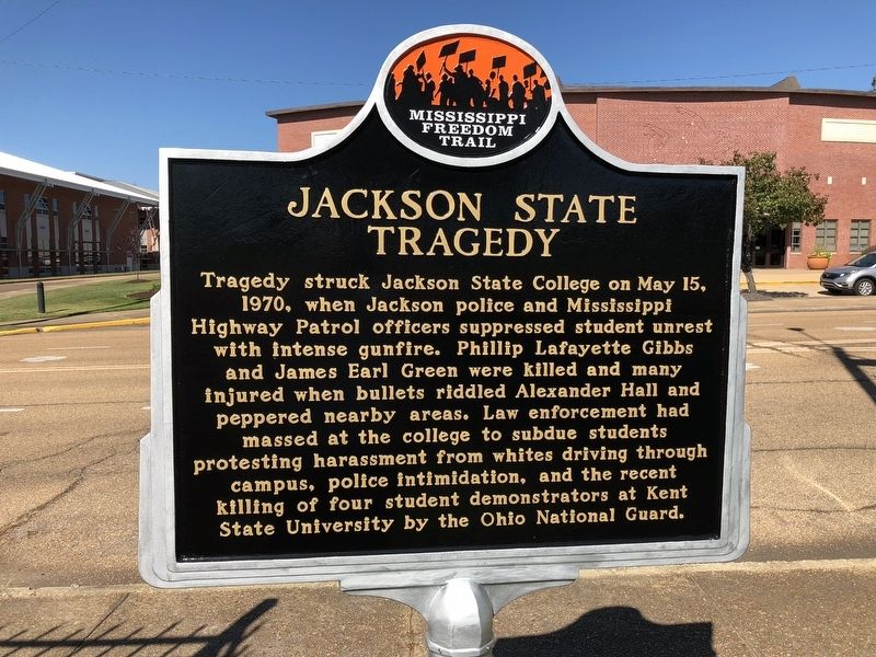Jackson State Tragedy Marker image. Click for full size.