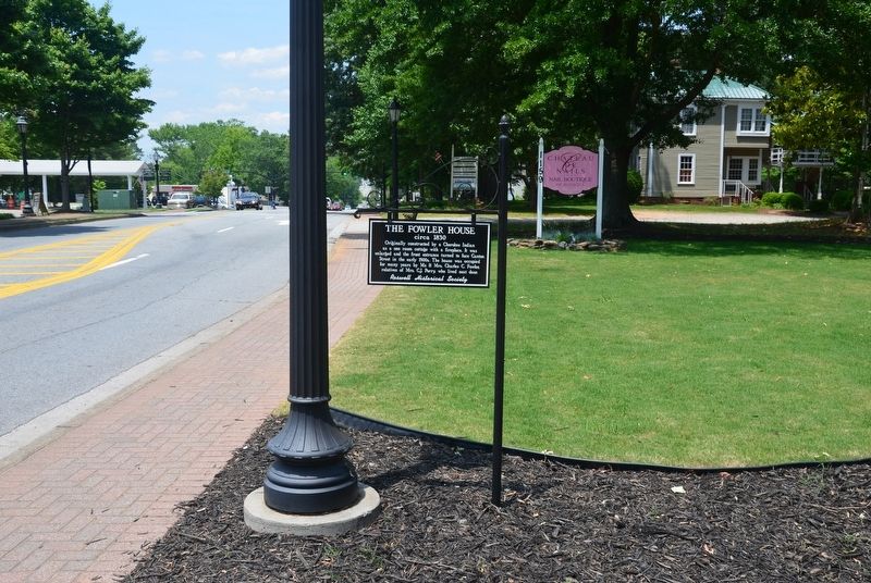 The Fowler House Marker. Click for full size. The Fowler House Marker image. Click for full size.