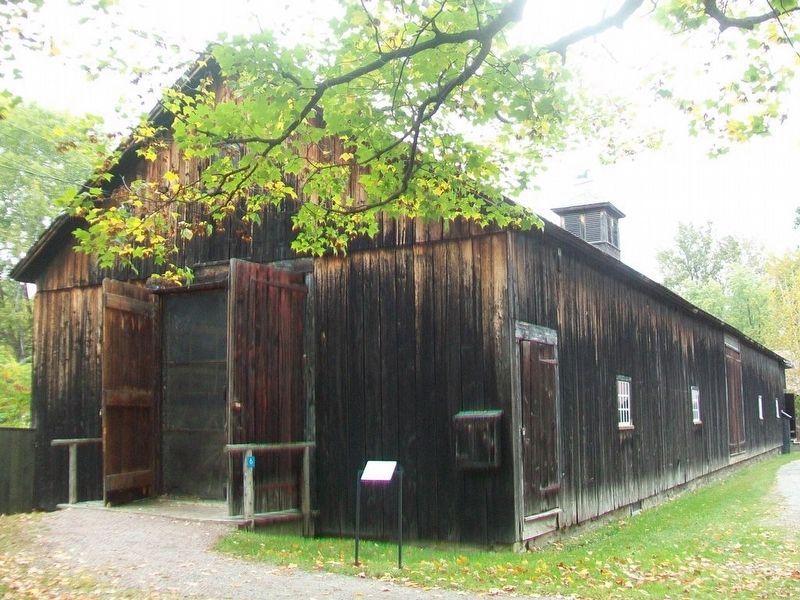 Horseshoe Barn Annex and Marker. Click for full size. Horseshoe Barn Annex and Marker image. Click for full size.