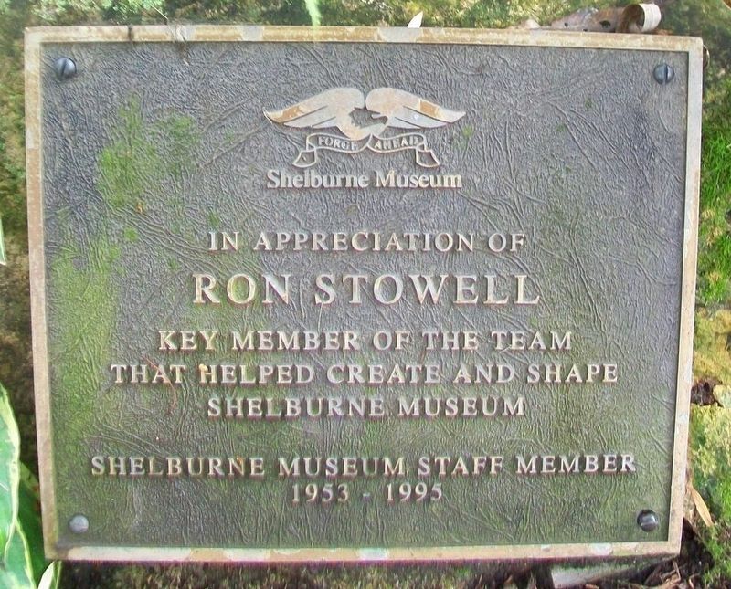 Ron Stowell Marker image. Click for full size.