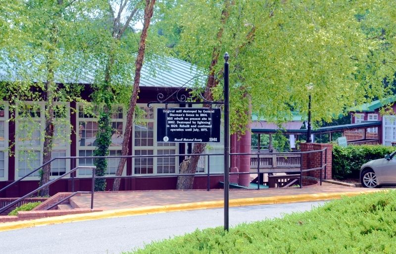 Original Mill Marker. Click for full size. Original Mill Marker image. Click for full size.
