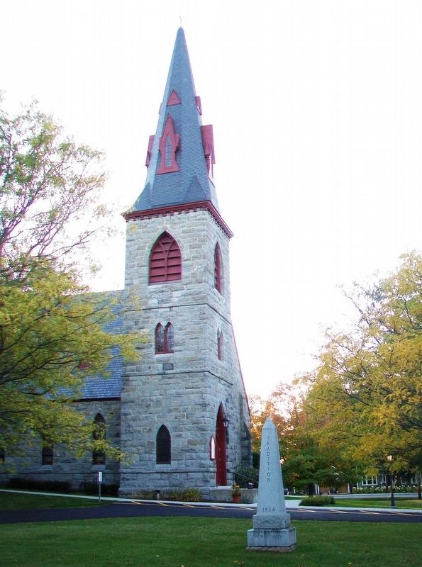 Shelburne United Methodist Church and Memorial image. Click for full size.