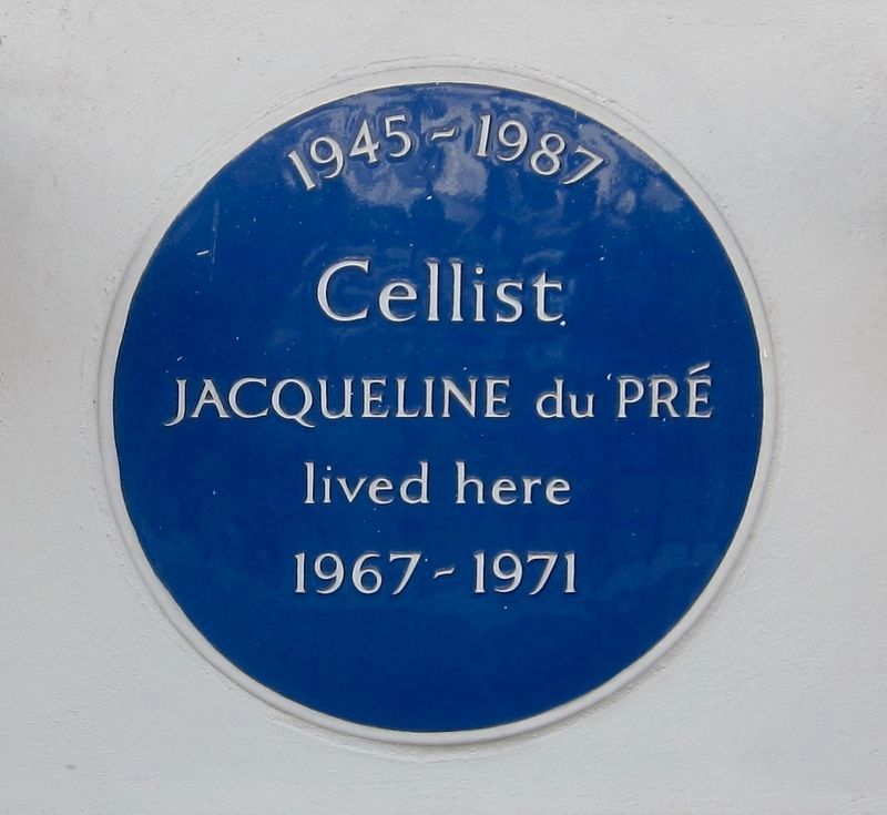 Jacqueline du Prι Marker. Click for full size. Jacqueline du Prι Marker image. Click for full size.