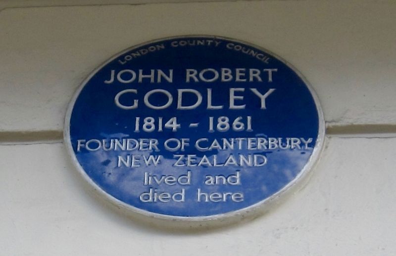 John Robert Godley Marker. Click for full size. John Robert Godley Marker image. Click for full size.