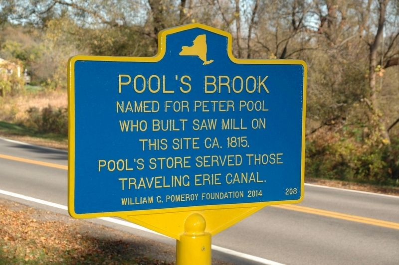 Pool's Brook Marker image. Click for full size.