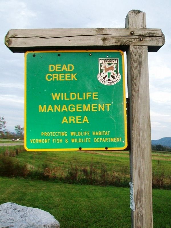 Dead Creek Wildlife Management Area Sign image. Click for full size.