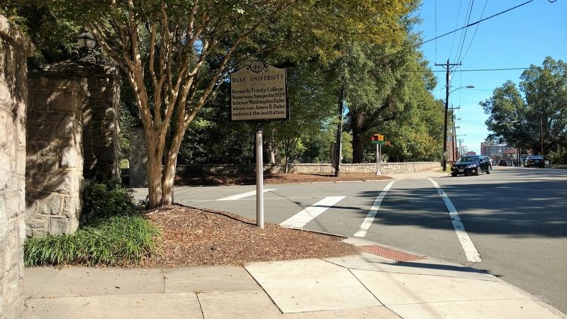 Duke University Marker. Click for full size. Duke University Marker image. Click for full size.