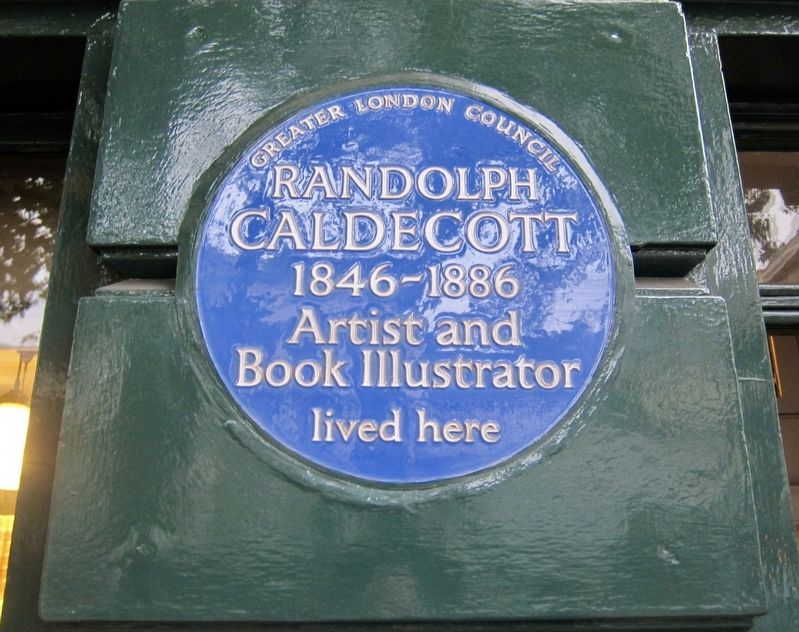 Randolph Caldecott Marker. Click for full size. Randolph Caldecott Marker image. Click for full size.